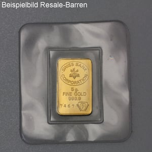 Goldbarren 5g "Resale" (div. Hersteller) - Miniaturansicht 8