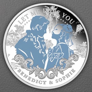 Silbermünze 1/2oz "Benedict & Sophie" 2026 (PP/koloriert) Bridgerton (Tuvalu) - Hauptansicht