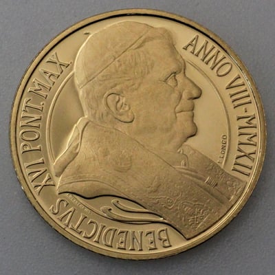 Goldmünze "20 Euro - 2012" Bekehrung des Heiligen Paulus (Vatikanstadt) - Hauptansicht