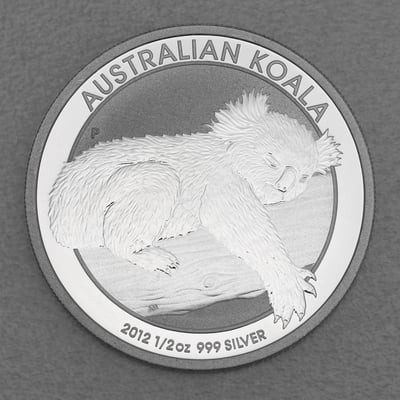 Silbermünze 1/2oz "Koala" 2012 (Australien) - Miniaturansicht 1
