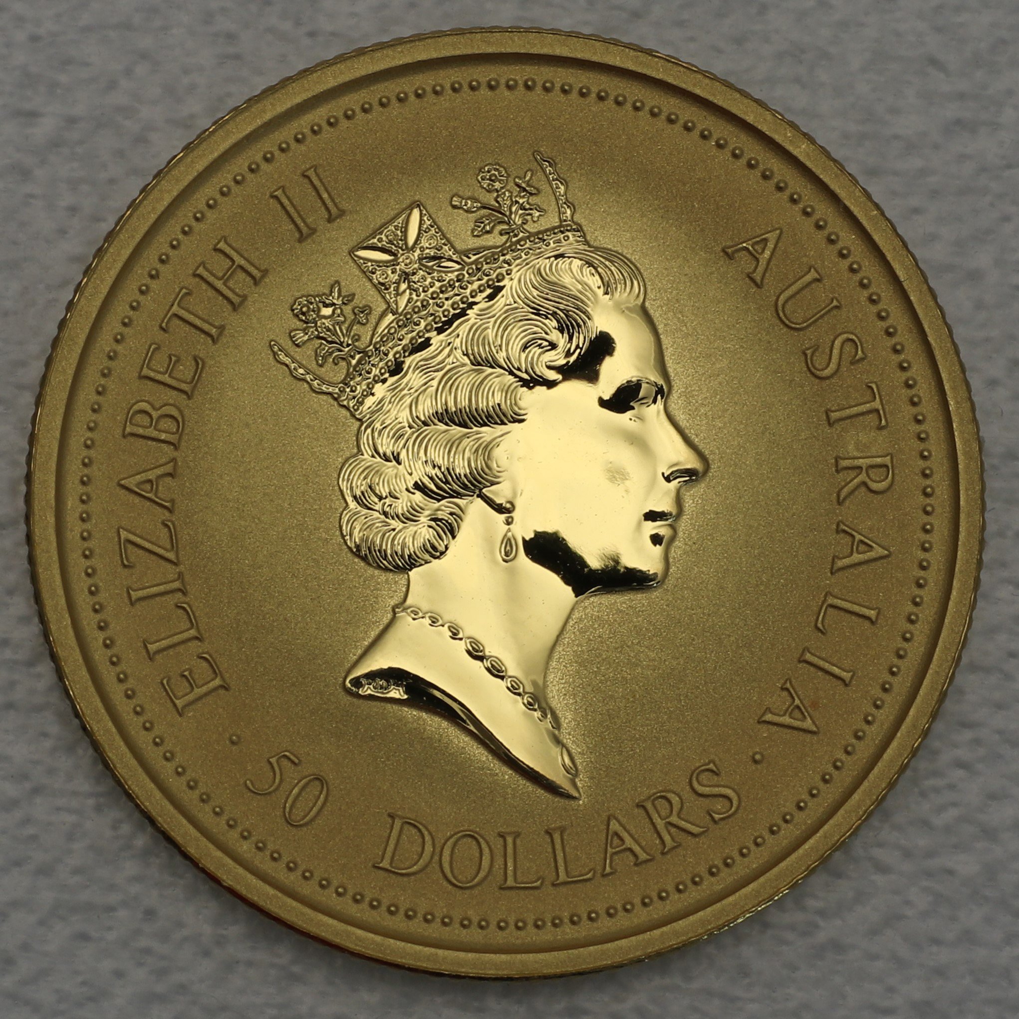 Goldmünze 1/2oz "Känguru" 1996 Australian Nugget (Australien) - Detailansicht 1