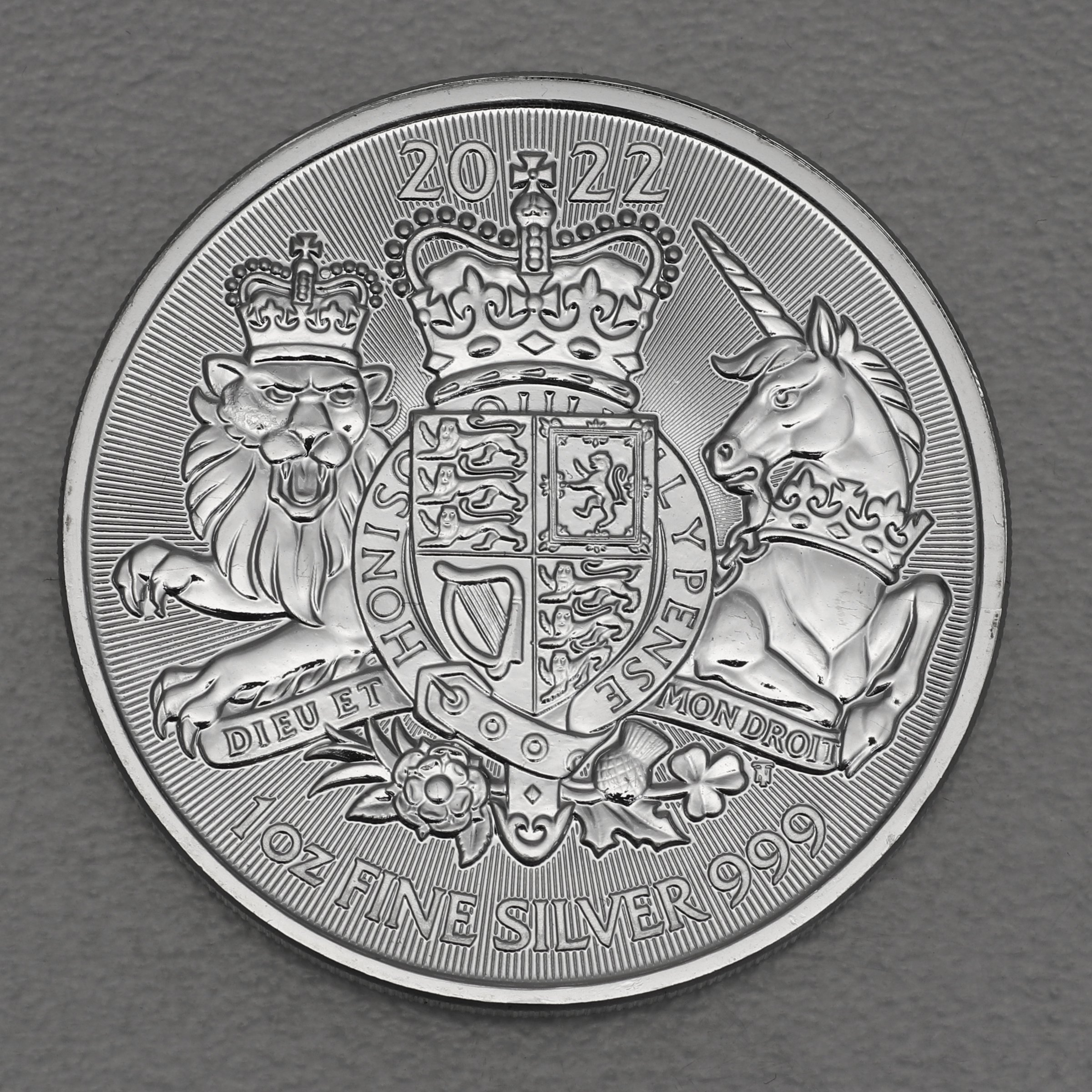 Silbermünze 1oz "The Royal Arms" 2022 (Großbritannien) - Hauptansicht