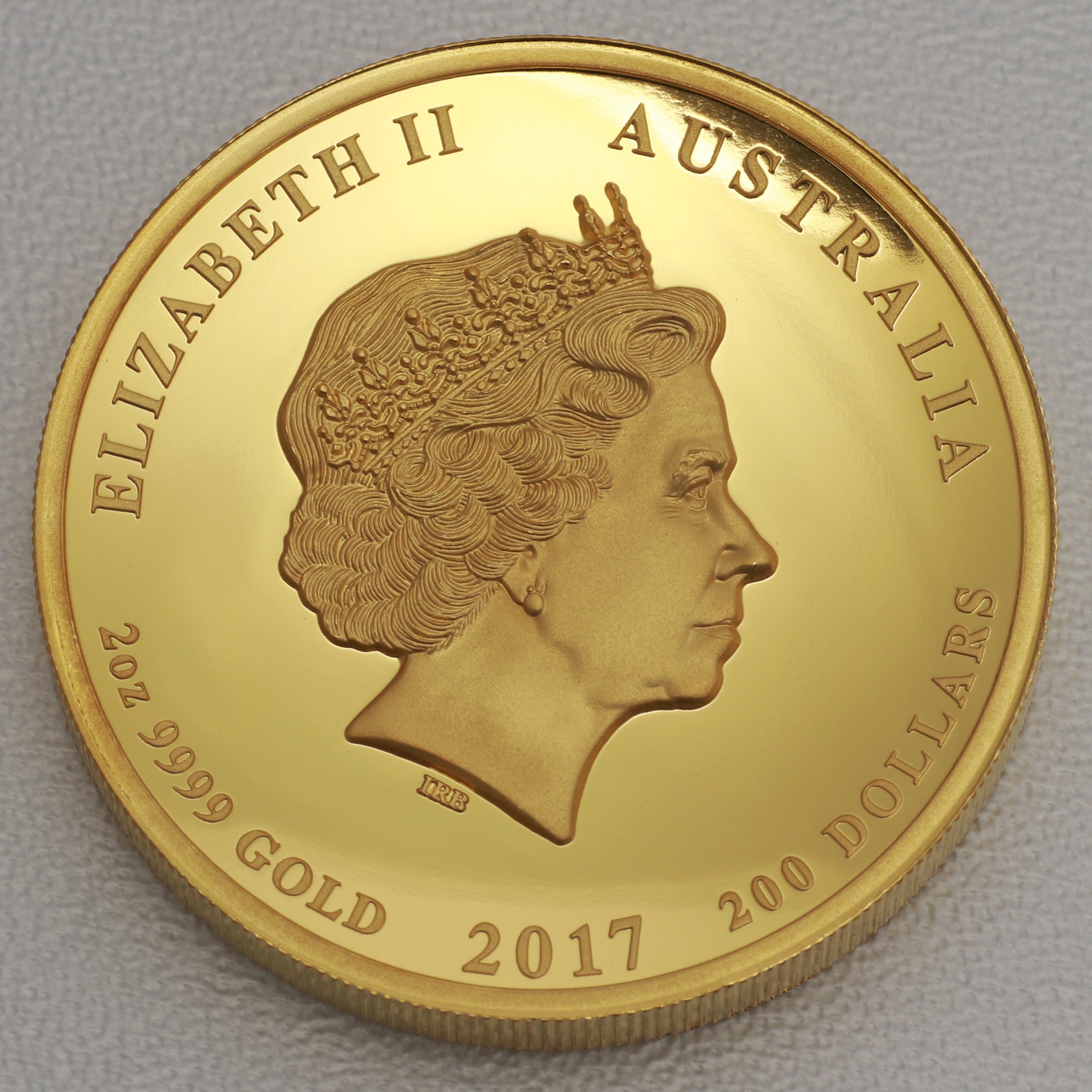 Goldmünze 2oz "Dragon & Phoenix" 2017 (PP/HR) (Australien) - Detailansicht 1