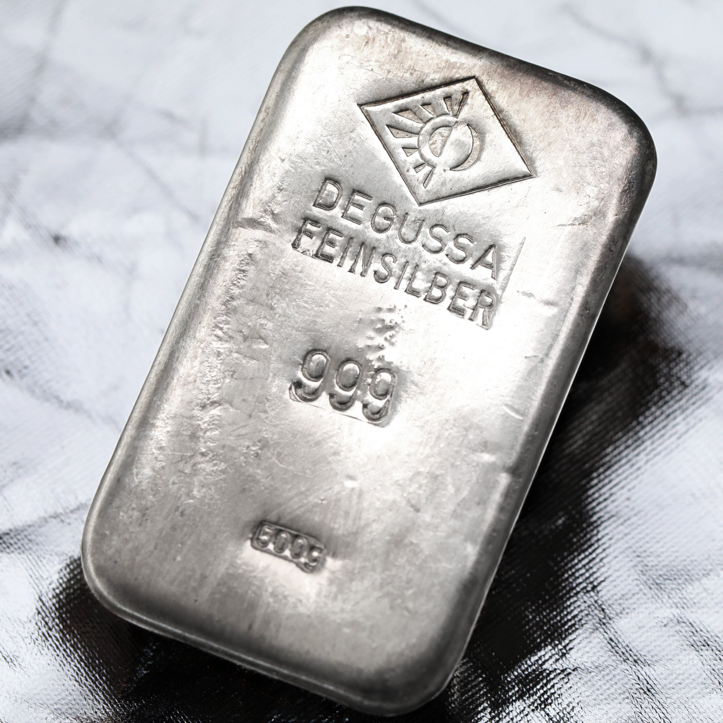 Silberbarren 500g DEGUSSA (Resale) - Detailansicht 3
