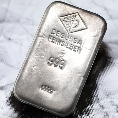 Silberbarren 500g DEGUSSA (Resale) - Miniaturansicht 4
