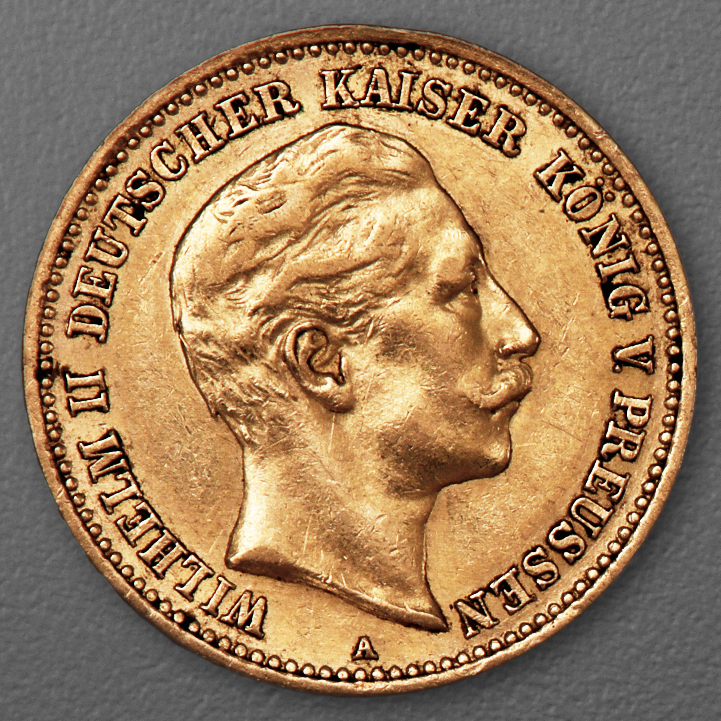 Goldmünze 10 Mark "Wilhelm II." 1906-A J.251 (Preußen) - Hauptansicht
