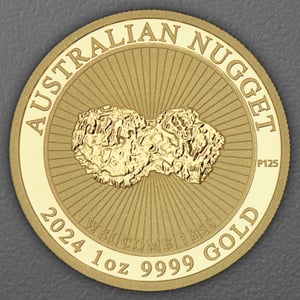 Goldmünze 1oz "Welcome" 2024 Australian Nugget (Australien) - Hauptansicht