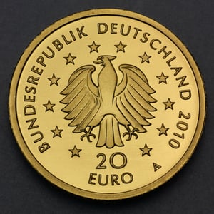 Goldmünze 20 Euro "Eiche" 2010 Deutscher Wald (Deutschland) - Miniaturansicht 2