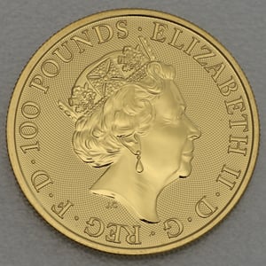 Goldmünze 1oz "Completer Coin" 2021 The Queen s Beasts (Großbritannien) - Miniaturansicht 2