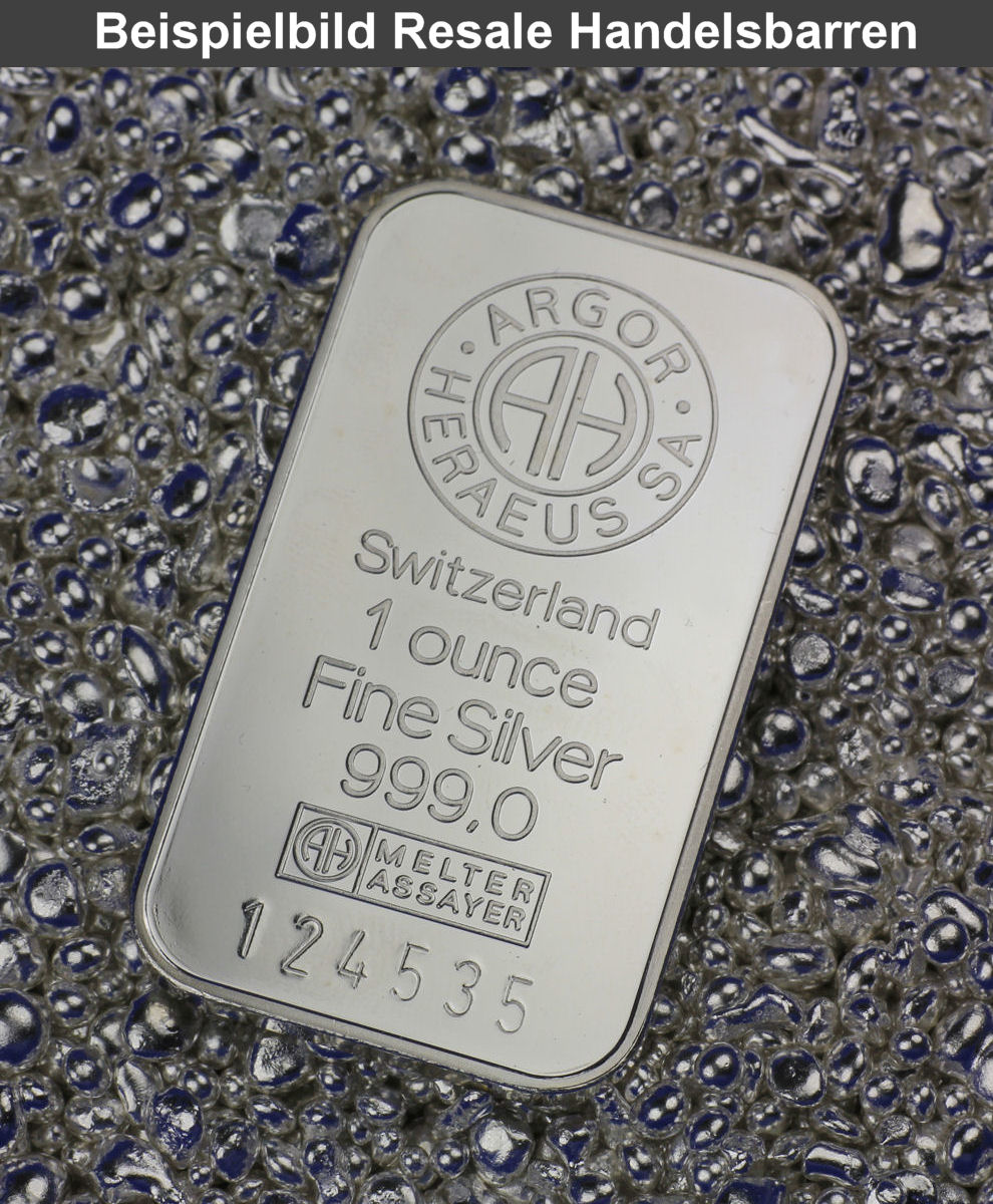 Silberbarren 1oz (Resale) - Detailansicht 7