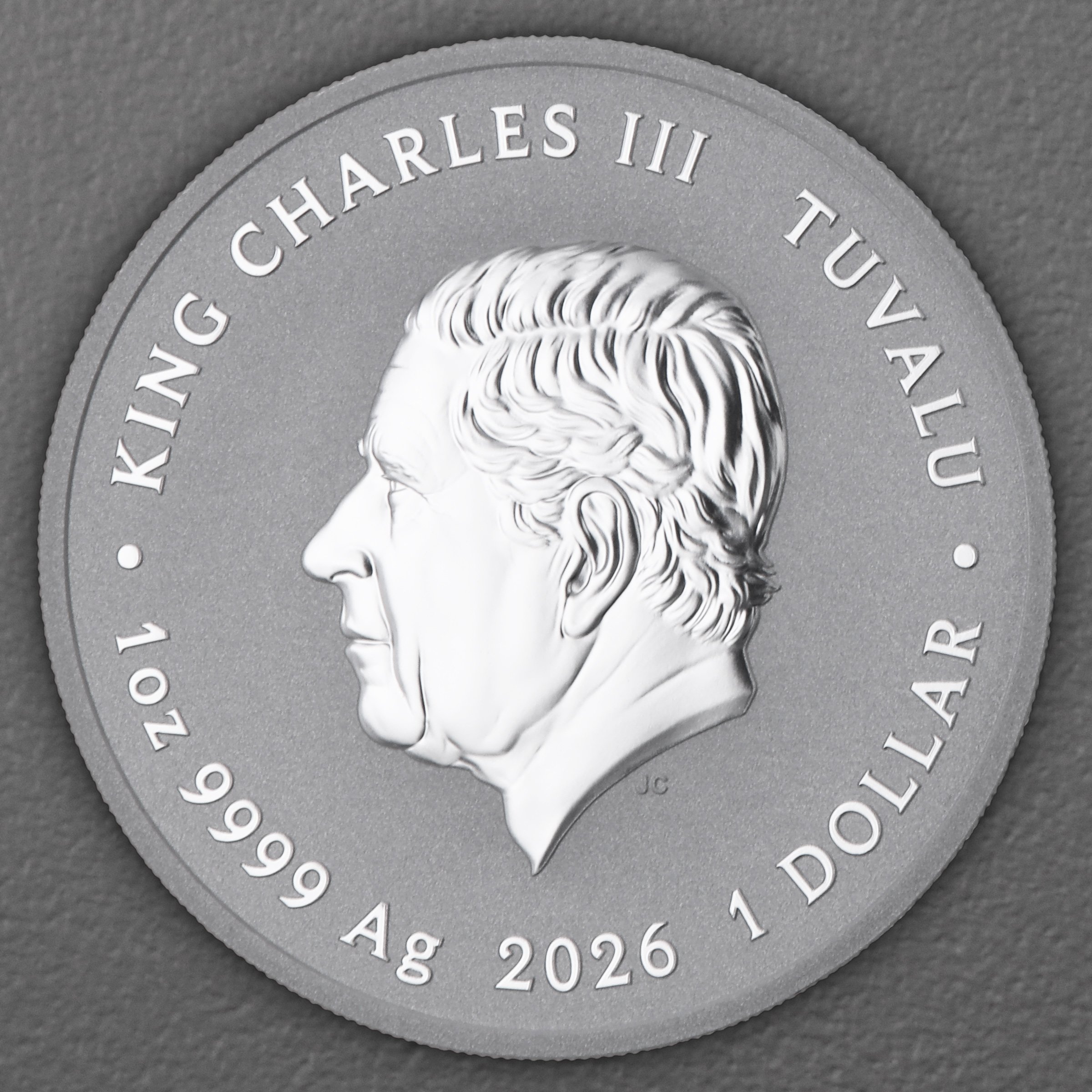 Silbermünze 1oz "The Upside Down" 2026 (koloriert) Stranger Things (Tuvalu) - Detailansicht 1