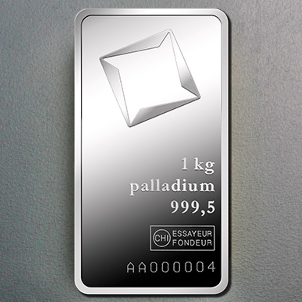 Palladiumbarren 1kg/1000g VALCAMBI (Pd) - Hauptansicht
