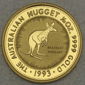 Goldmünze 1/10oz "Känguru" 1993 Australian Nugget (Australien) - Hauptansicht
