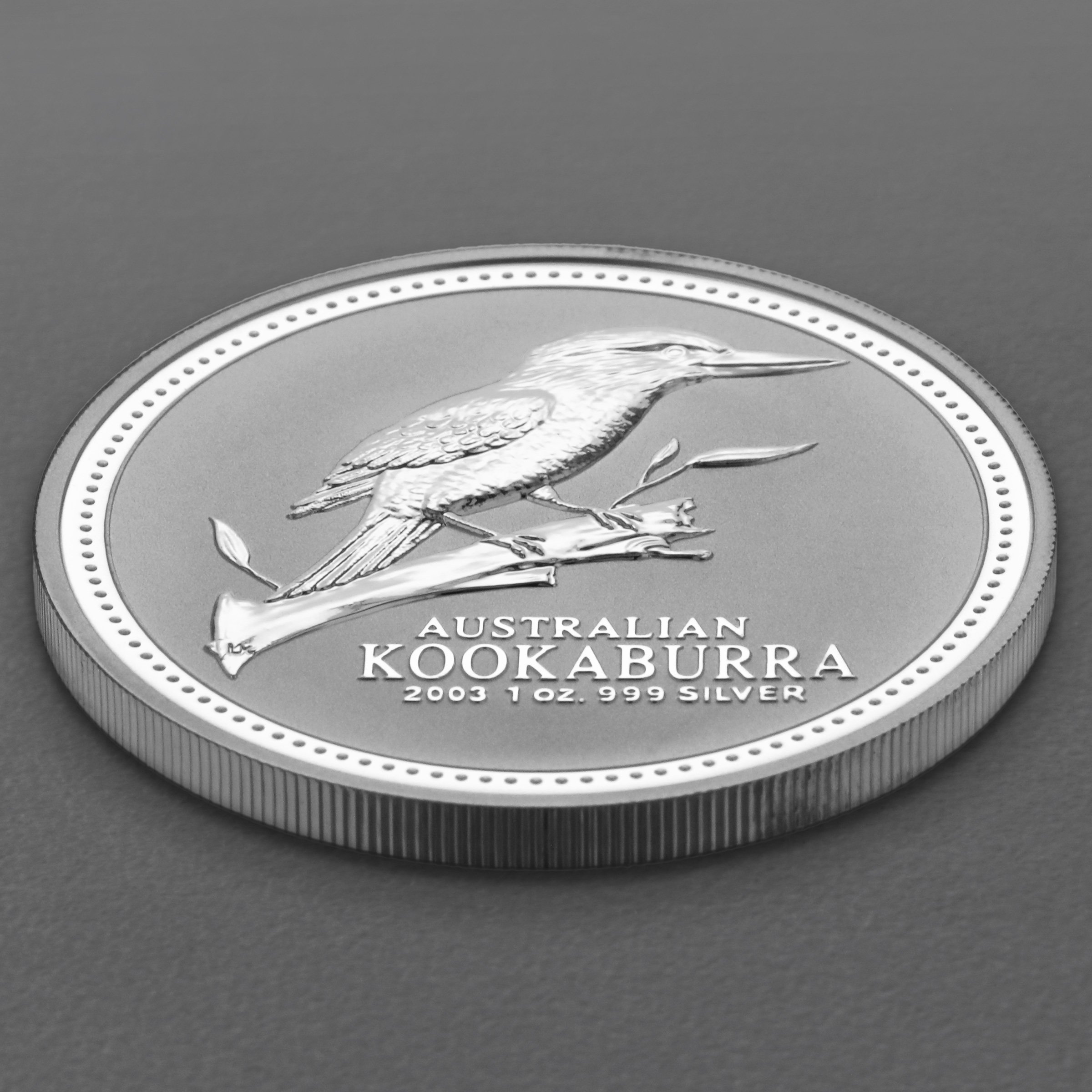 Silbermünze 1oz "Kookaburra" 2003 (Australien) - Detailansicht 2