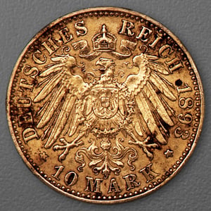 Goldmünze 10 Mark "Wilhelm II." 1893-A J.251 (Preußen) - Miniaturansicht 2