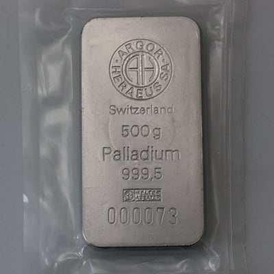 Palladiumbarren 500g "Resale" - Miniaturansicht 3