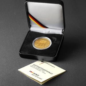 Goldmünze 100 Euro "Freiheit" 2022 Säulen der Demokratie (Deutschland) - Miniaturansicht 5
