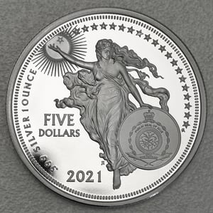 Silbermünze 1oz "Galileo" 2021 (PP) Icons of Inspiration (Niue) - Miniaturansicht 2