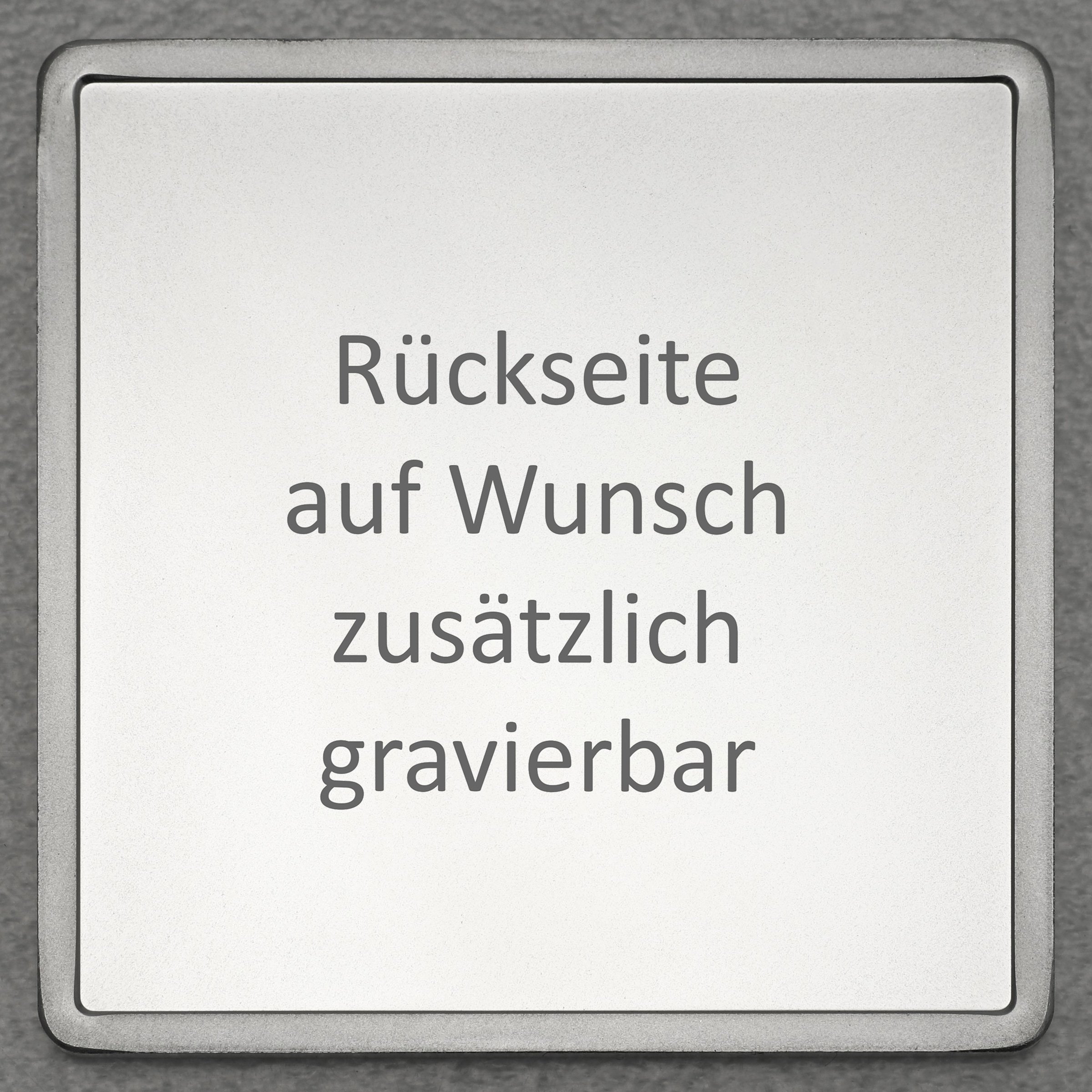 Silberbarren 1oz "Sternzeichen Krebs" Gravurbarren quadratisch - Detailansicht 3