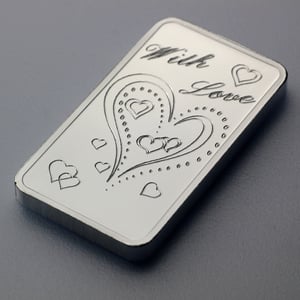 Silberbarren 1oz "With Love" ESG - Miniaturansicht 2
