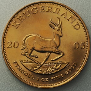 Goldmünze 1oz "Krügerrand" 2005 (Südafrika) - Hauptansicht