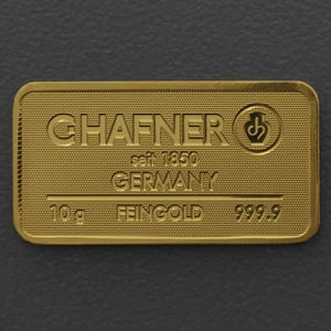 Goldbarren 10g "C.HAFNER - Prägeform" - Miniaturansicht 4