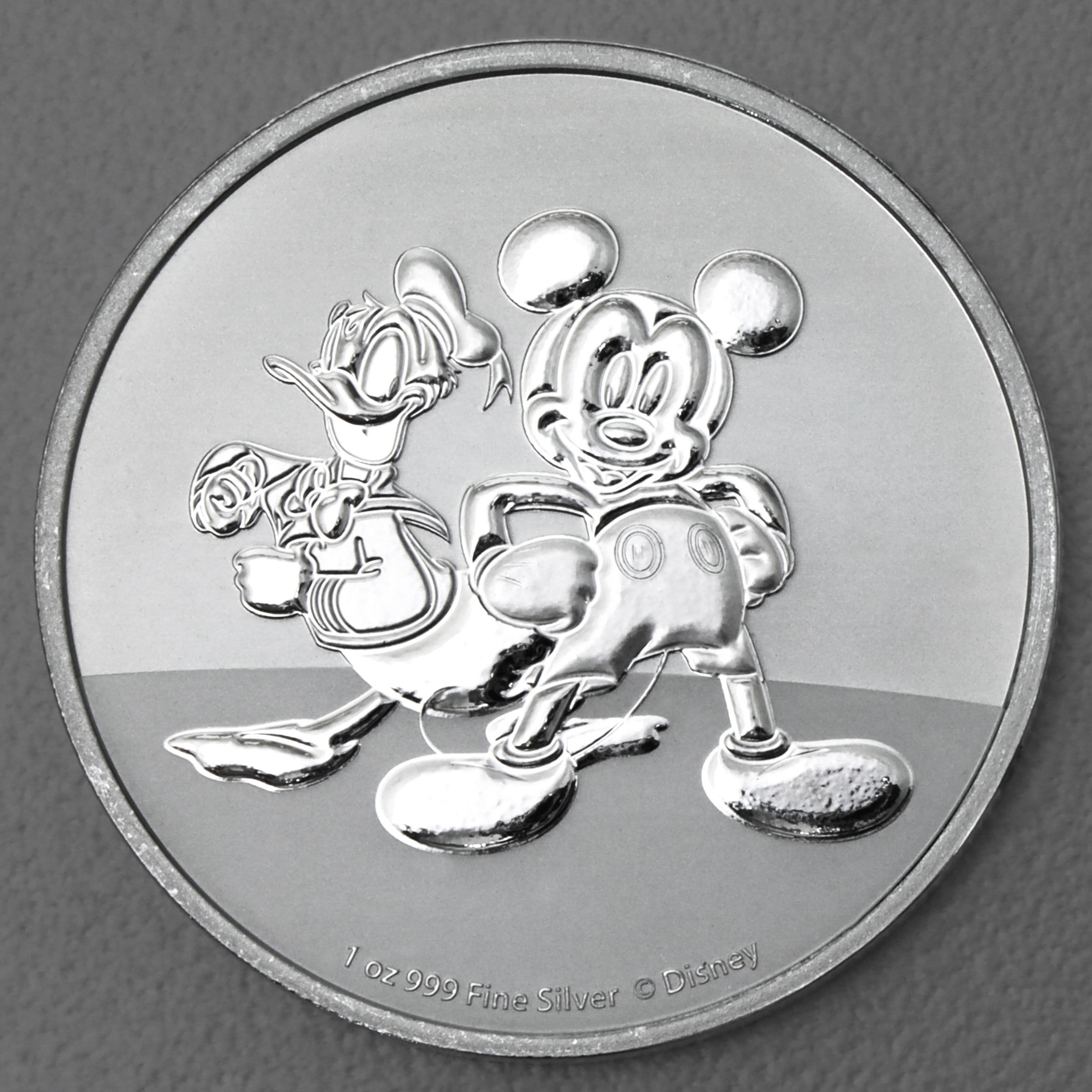 Silbermünze 1oz "Mickey & Donald" 2023 Disney 19% (Niue) - Hauptansicht