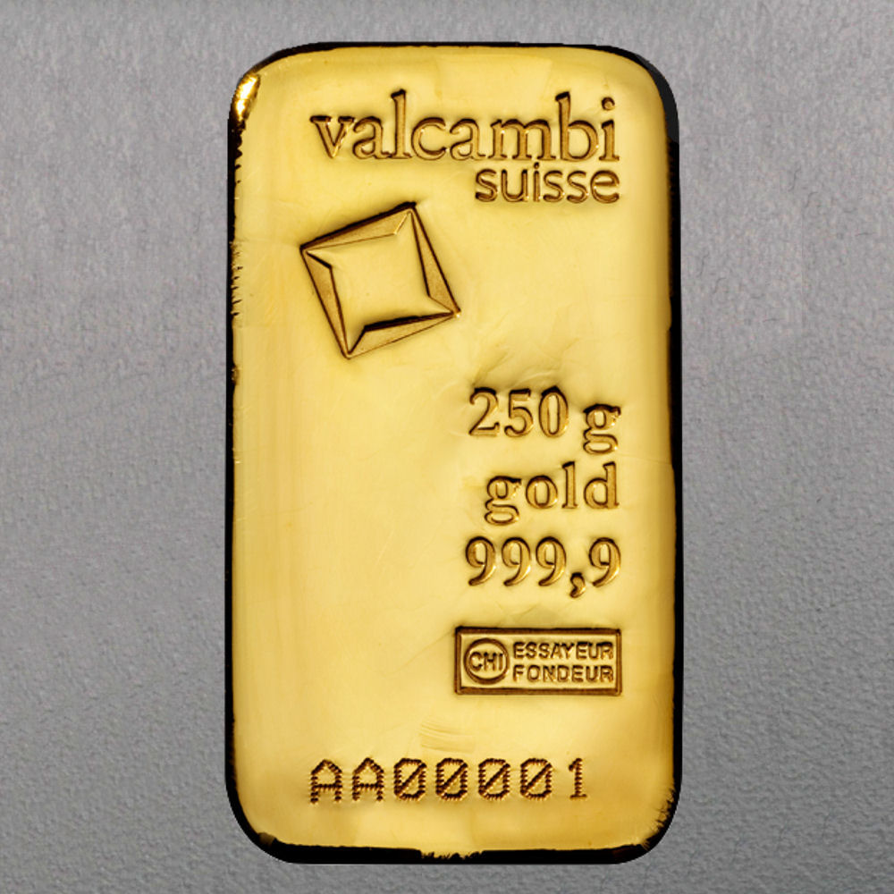 Goldbarren 250g VALCAMBI - "Resale" - Detailansicht 1
