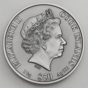 Silbermünze 1kg "Gods of Olympus" 2016 (AF) (Cook Islands) - Miniaturansicht 2