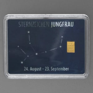 Goldbarren 1g "Sternzeichen: Jungfrau" (Flip) - Miniaturansicht 3