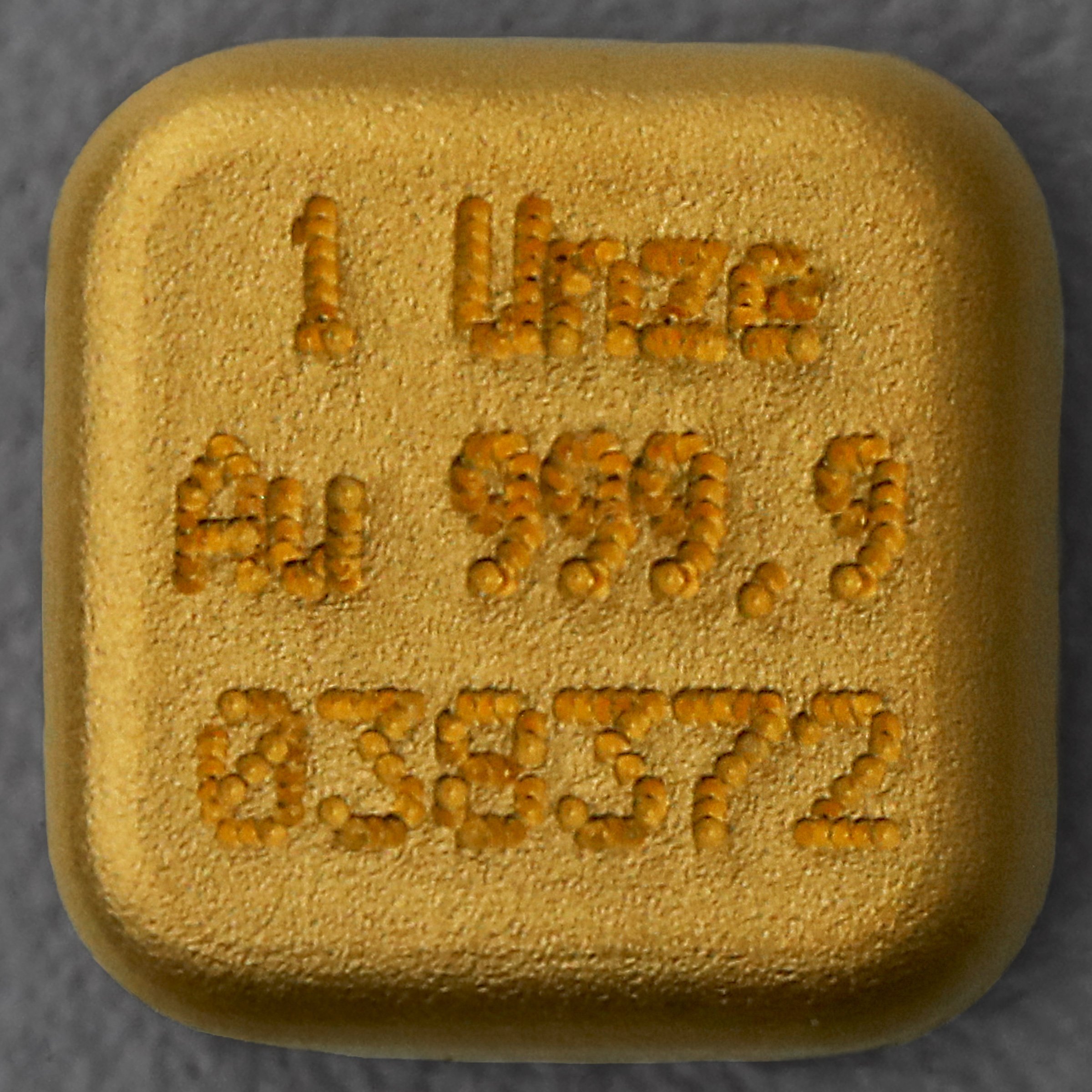 Goldbarren 1oz "C.HAFNER - Gussform" - Detailansicht 4