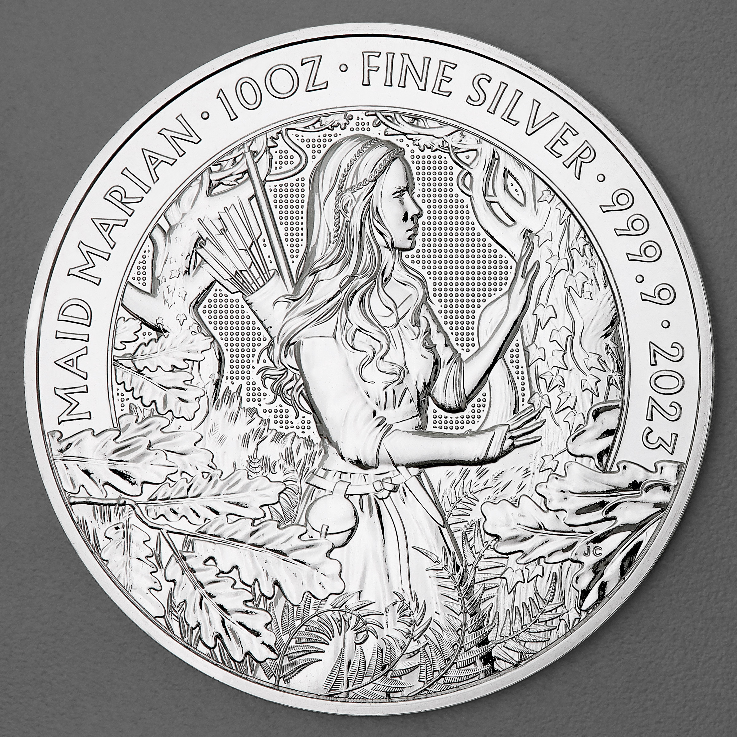 Silbermünze 10oz "Maid Marian" 2023 Myths and Legends 19% (Großbritannien) - Hauptansicht