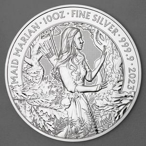 Silbermünze 10oz "Maid Marian" 2023 Myths and Legends 19% (Großbritannien) - Hauptansicht