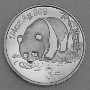 Silbermünze 1/4oz "Panda" 2007 verschiedene Motive 25 Jahre Panda Jubiläum (China) - Miniaturansicht 13
