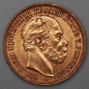 Goldmünze 20 Mark "Wilhelm I." 1887-A J.246 (Preußen) - Hauptansicht