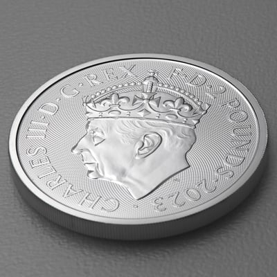 Silbermünze 1oz "Coronation Charles III." 2023 Coronation Coin 19% (Großbritannien) - Miniaturansicht 4