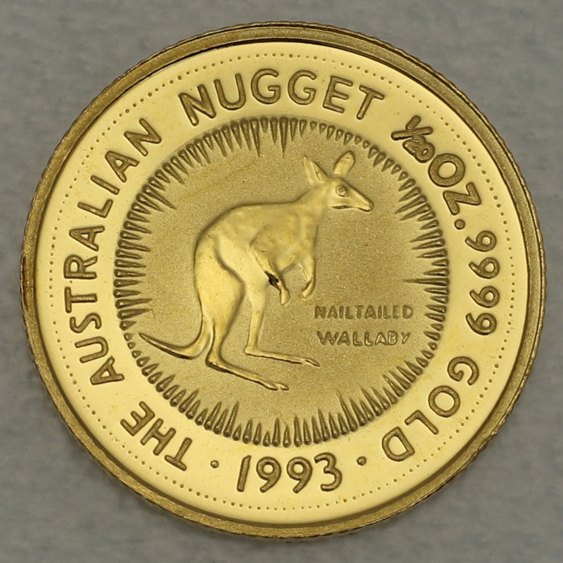 Goldmünze 1/20oz "Känguru" 1993 Australian Nugget (Australien) - Hauptansicht
