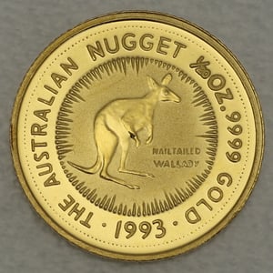 Goldmünze 1/20oz "Känguru" 1993 Australian Nugget (Australien) - Miniaturansicht 1