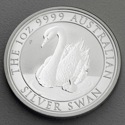 Silbermünze 1oz "Schwan" 2018 (Australien) - Miniaturansicht 1