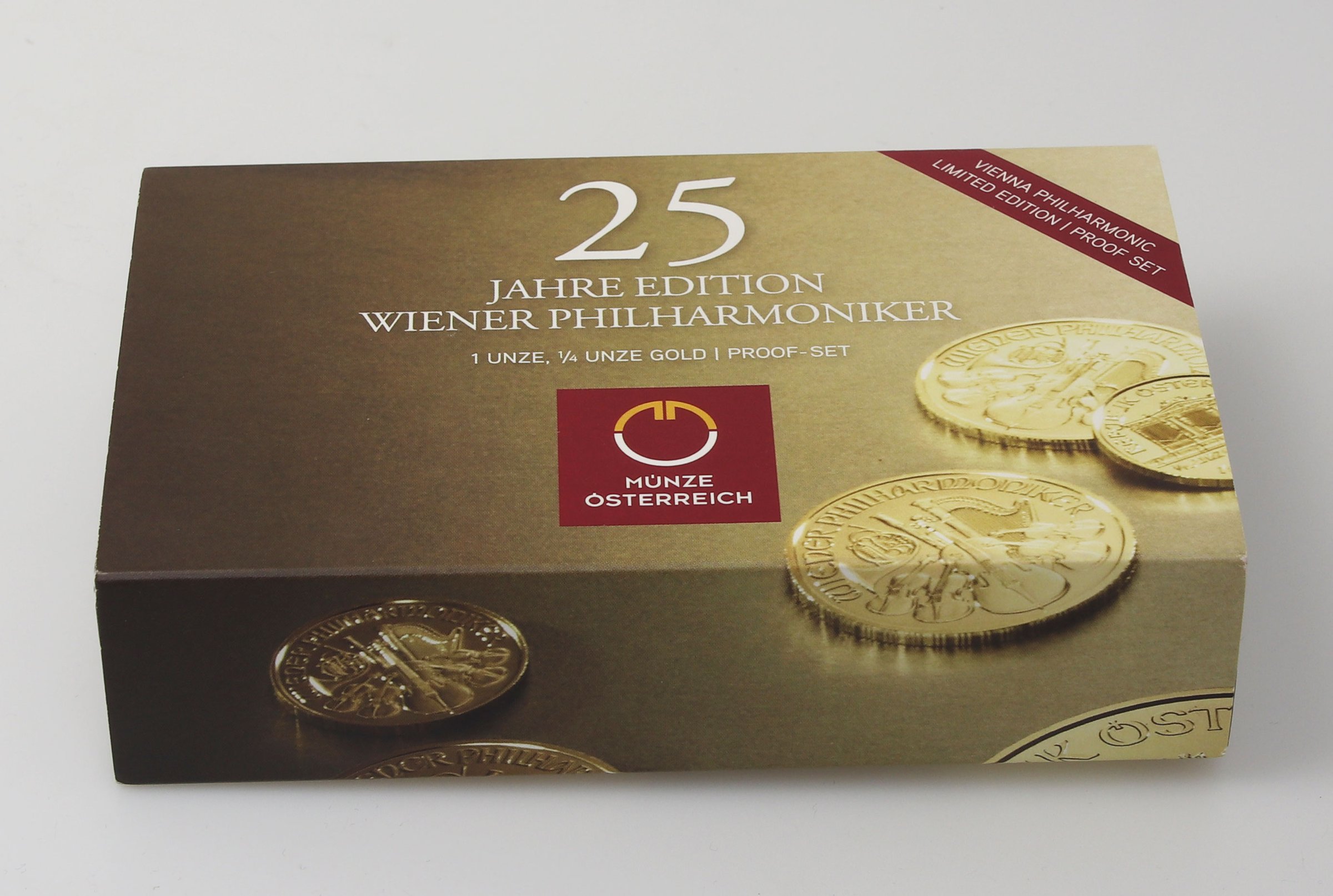 Goldmünzen "Wiener Philharmoniker" 2014 (PP) Set – 2-teilig 1oz+1/4oz (Österreich) - Detailansicht 5