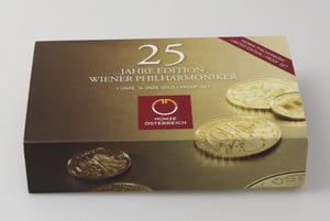 Goldmünzen "Wiener Philharmoniker" 2014 (PP) Set – 2-teilig 1oz+1/4oz (Österreich) - Miniaturansicht 6
