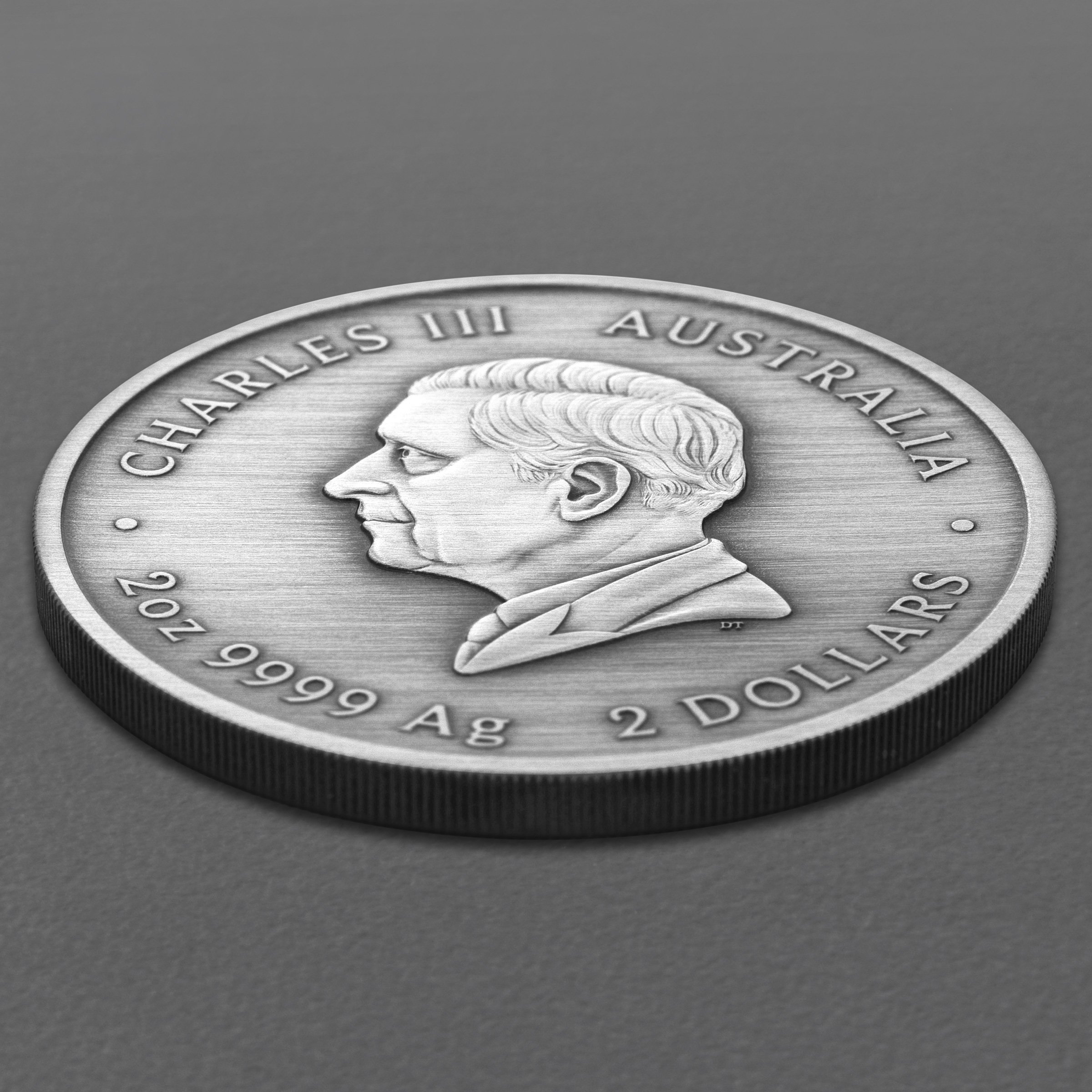 Silbermünze 2oz "Turtle Yaunati" 2026 (AF/koloriert) (Australien) - Detailansicht 3