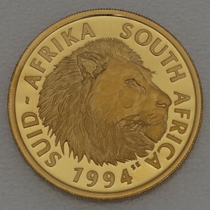 Goldmünzen "The Lion" 1994 Natura Set 4-teilig Big Five (Südafrika) - Miniaturansicht 5