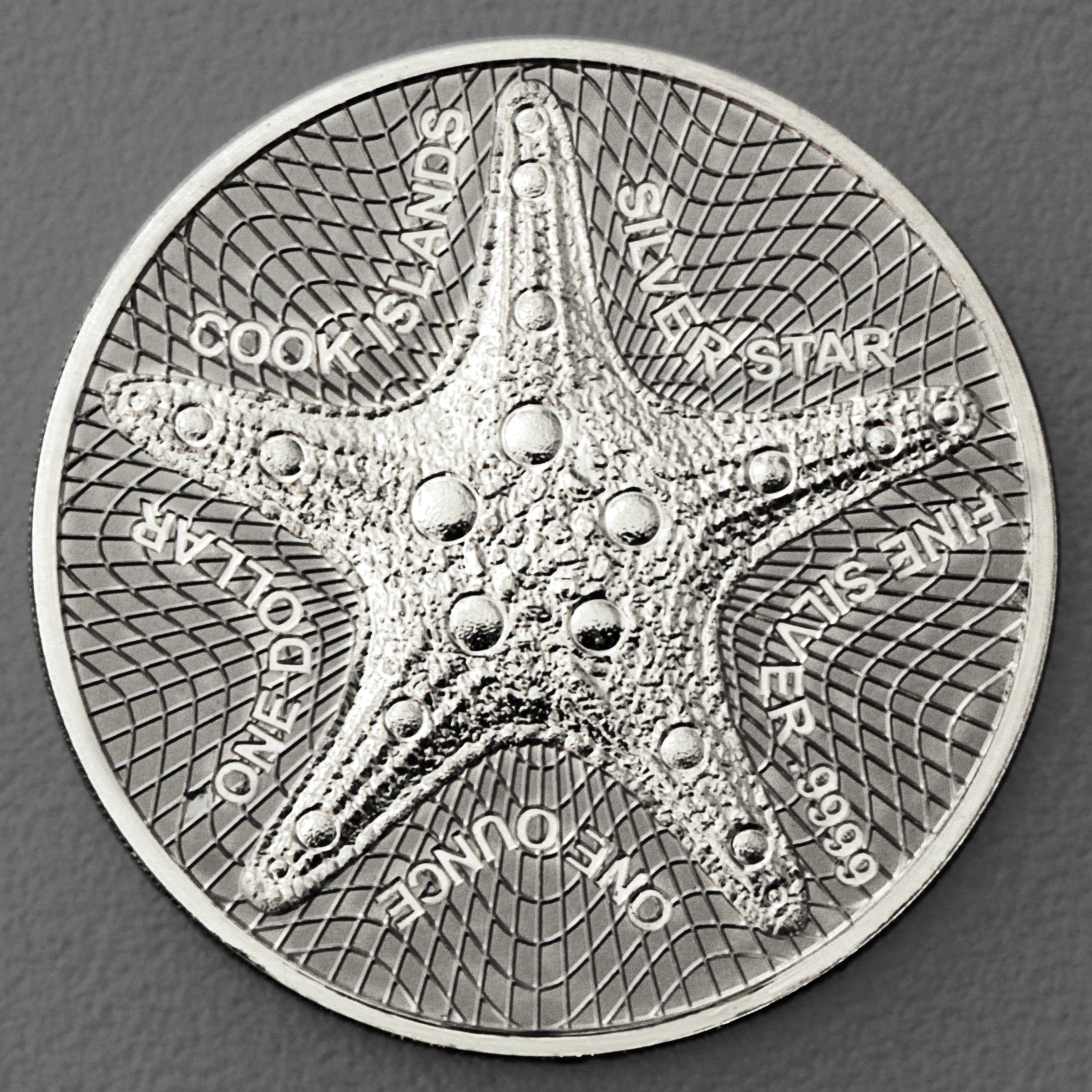 Silbermünze 1oz "Silver Star" 2023 diff. (Cook Islands) - Hauptansicht