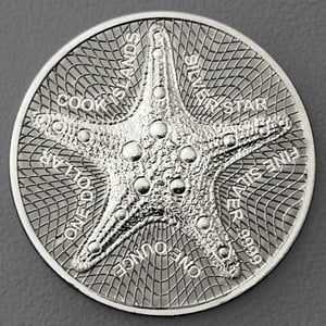 Silbermünze 1oz "Silver Star" 2023 diff. (Cook Islands) - Miniaturansicht 1
