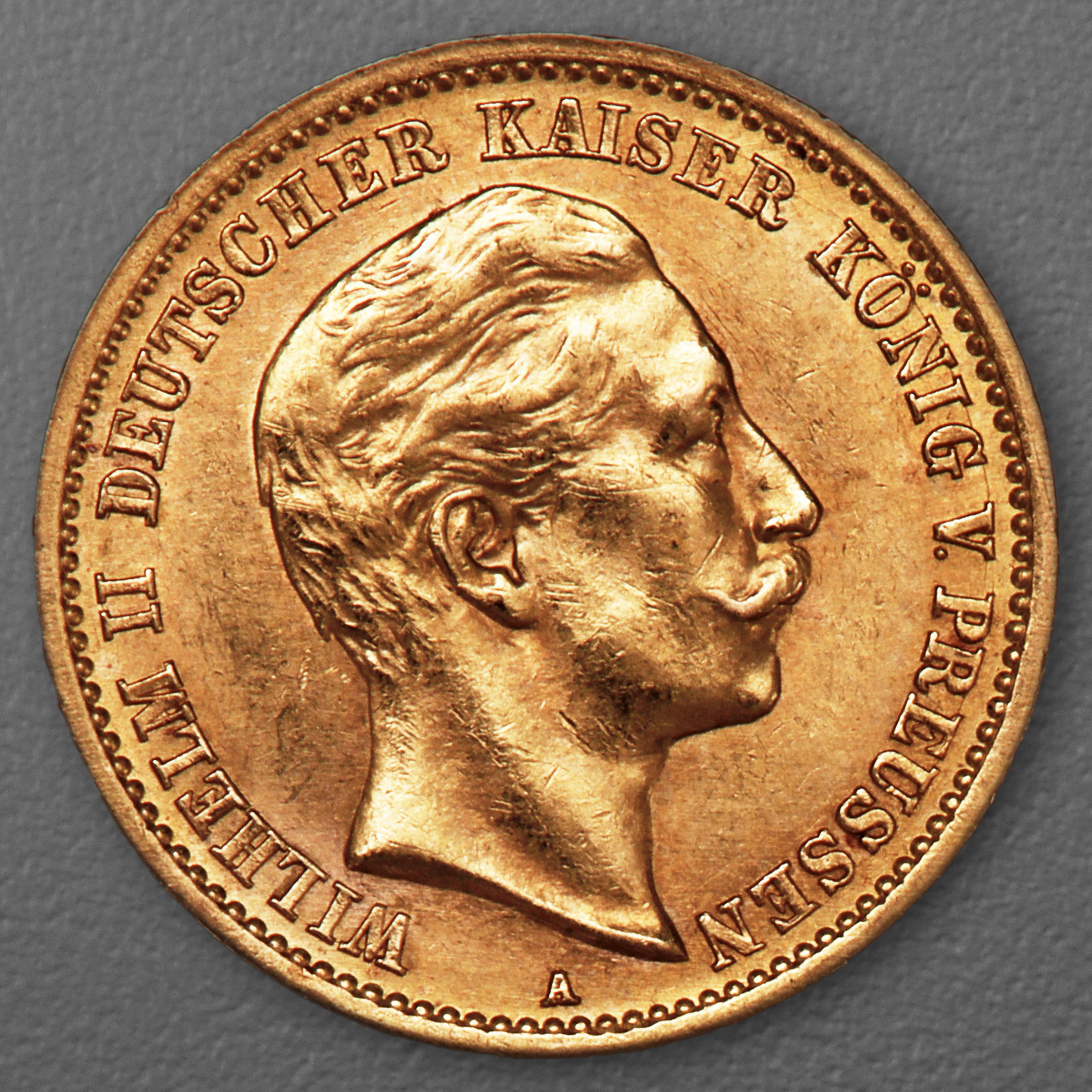 Goldmünze 10 Mark "Wilhelm II." 1912-A J.251 (Preußen) - Hauptansicht