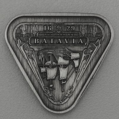 Silbermünze 1oz "Batavia" 2019 (AF) Shipwrecks (Australien) - Miniaturansicht 1