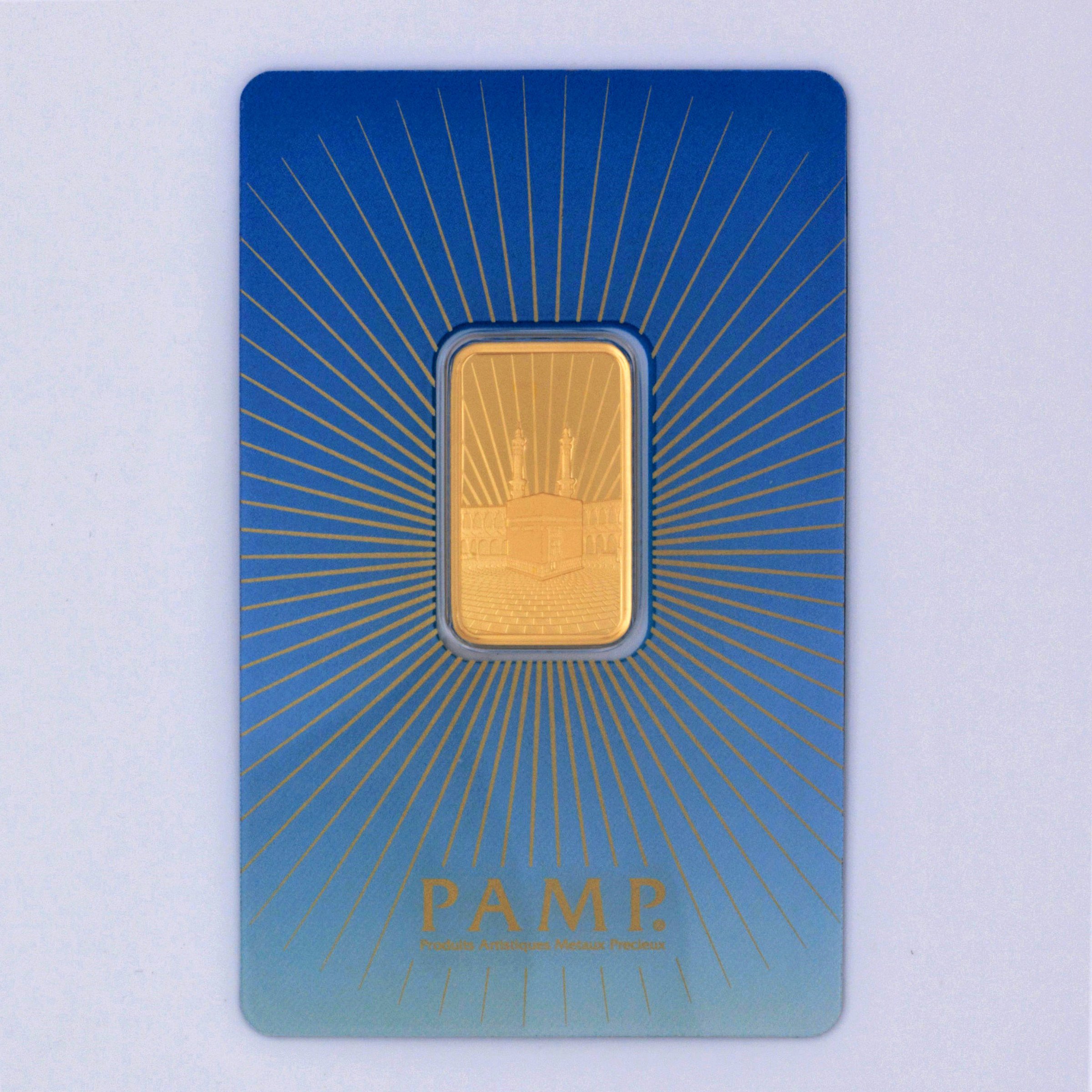 Goldbarren 10g PAMP "Mekka - Ka Bah" - Hauptansicht