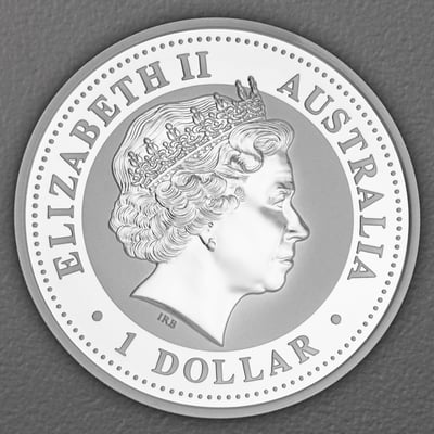 Silbermünze 1oz "Kookaburra" 2004 diff. (Australien) - Miniaturansicht 2