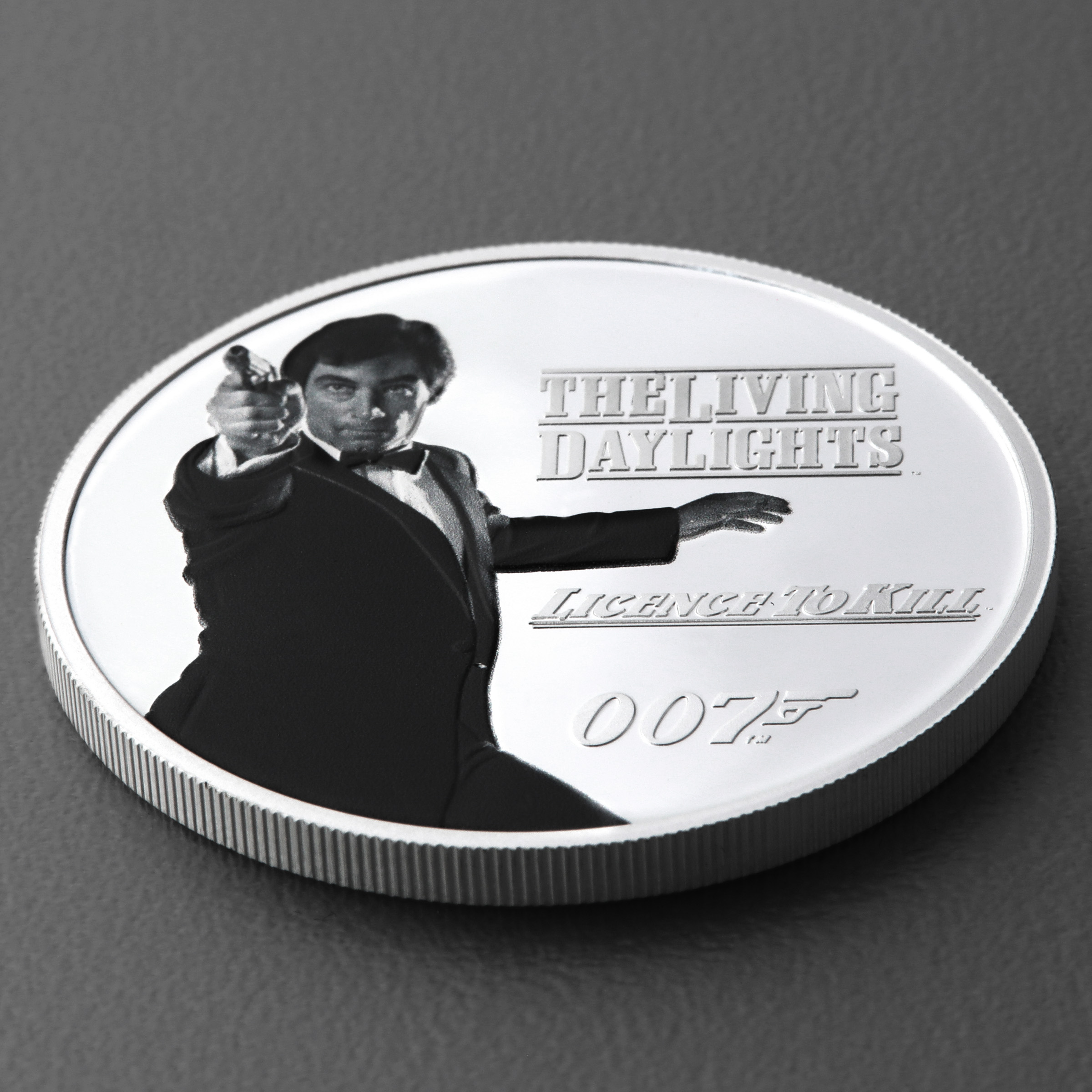 Silbermünze 1oz "Timothy Dalton" 2023 (PP/kol.) Licence to kill-James Bond Legacy Series (Tuvalu) - Detailansicht 2